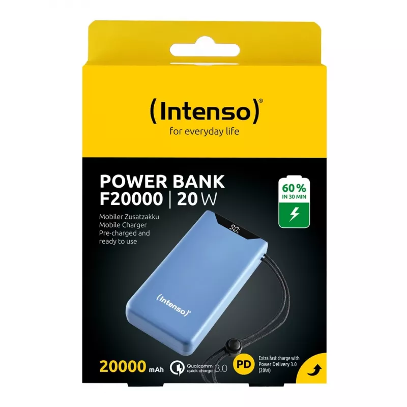 Intenso 7332055 akupank liitiumpolümeer (LiPo) 20000 mAh sinine