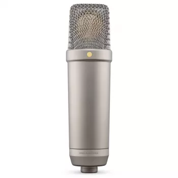 Stuudiokondensaator-mikrofon RØDE NT1‑A 5th Gen — kardioidne, XLR/USB, 24/32‑bitine, kuni 192 kHz, max SPL 142 dB, hõbedane