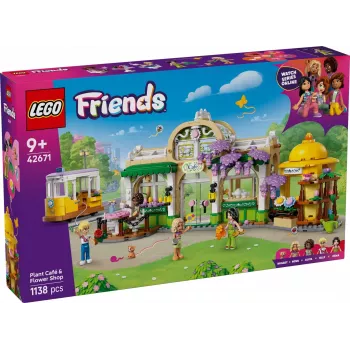 LEGO komplekt LEGO FRIENDS 42671 Taimede kohviku ja lillepoe mängukomplekt kohviku ja lillepoe funktsioonidega