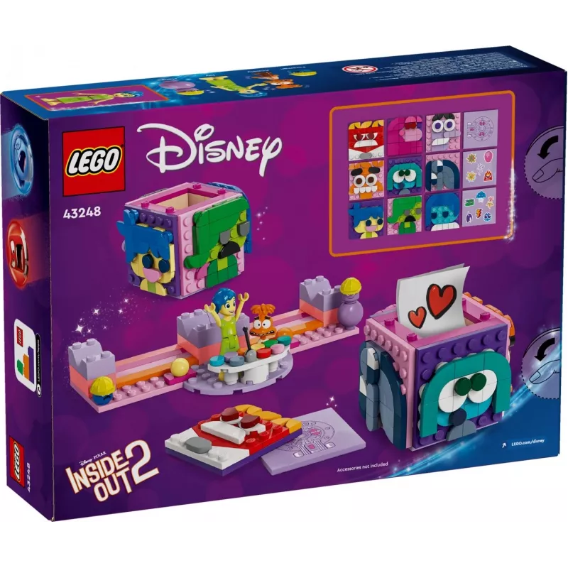 Ehitusmänguasi LEGO Disney Pixar Inside Out 2 Meeleolukuubikud komplekt 43248