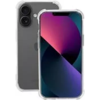 Mobilis R Series iPhone 16 jaoks - Läbipaistev - Pehme kott (057033) Karastatud klaasist ekraanikaitse