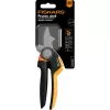 Fiskars X-Series P941 oksakäärid alasi must, oranž