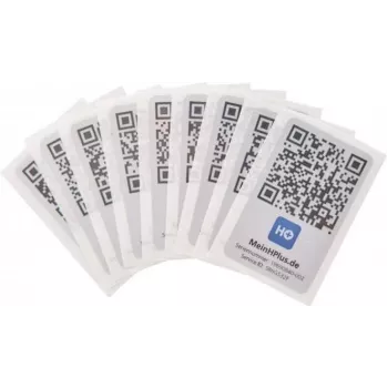 Hekatron Service Codes Mein HPlus 10er Model 30-6800118-01-01 — komplekt 10 hoolduskoodi kleebist