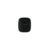 NATEC juhtmega mobiilseadme laadija NUC-2141, 30W, USB-C PD 3.0 + USB-A QC 3.0, 110–240V, must