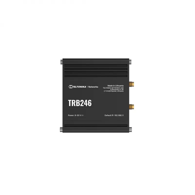 Teltonika tööstusruuter, IoT LTE lüüs TRB246 Cat 4, 1x RJ45 100Mb/s, IP30