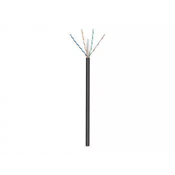Goobay Outdoor Network Cable | CAT 6 U/UTP | AWG 24/1 | Kaabli pikkus: 100 m | Must