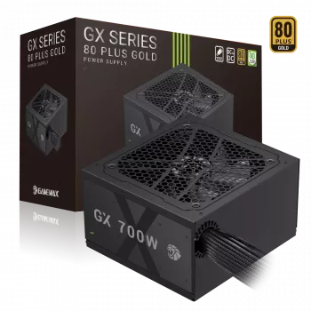 Gamemax toiteplokk, 80 PLUS, Gold | GX 700G | 700 W | Mitte-modulaarne