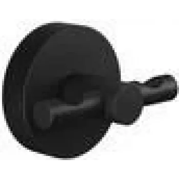 tesa Coat Hook 40564-00000-00 MOON Must Konksude arv: 2 (L x K x S) 50 x 53 x 65 mm Metall Must (matt) 1 tk (40564-00000-00)