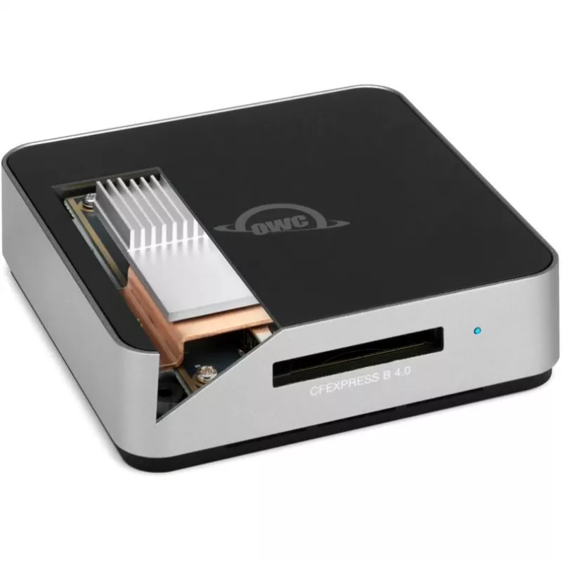 Kaardilugeja OWC OWCTCCFXB4RDR — USB 3.2 Gen 2 USB-C, CFexpress/SD/SDXC, must, 8256 Mbit/s