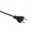 Savio CL-100 toitekaabel must 1,8 m IEC tüüp E (3,4 mm, 3,1 mm) IEC C7