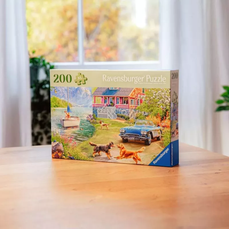 Pusle Ravensburger Feel Well & Puzzle – Suvemaja järve ääres, 200 tükki