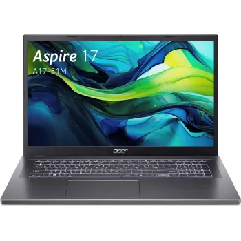 Sülearvuti Acer Aspire 17 A17-51M 17,3 tolline Intel Core i7 13620H 16GB RAM 512GB SSD UHD Graphics Win 11 Home