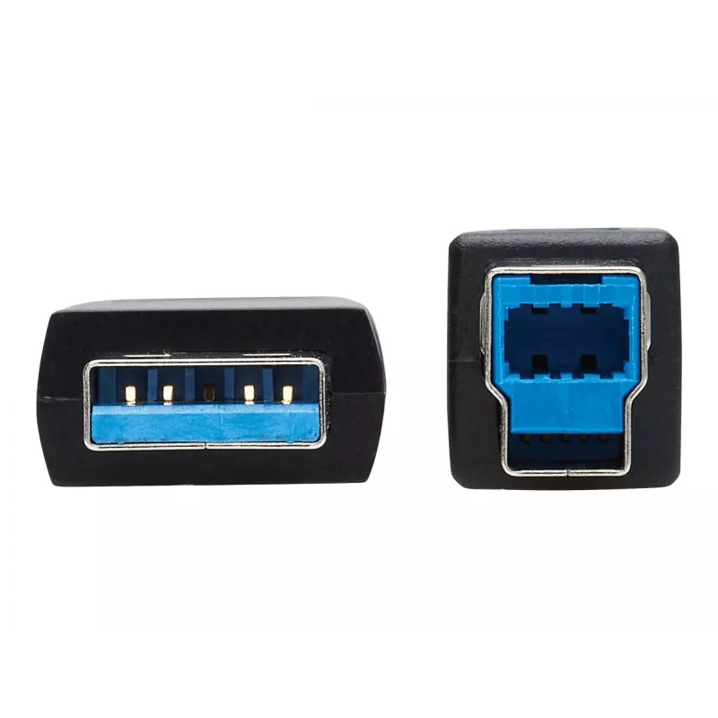 Eaton Tripp Lite Series USB 3.2 Gen 1 Plenum-Rated Fiber Active Optical Cable (AOC) - A/B M/M, must, 20m - USB-kaabel - USB Type A (M) USB Type B (M) - USB 3.2 Gen 1 - 20,0 m - P