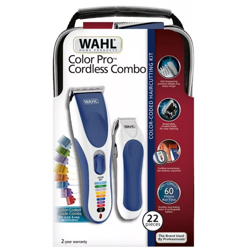 Wahl 09649-916 juukselõikurid/sakker sinine, valge 8 nikkel-metallhüdriid (NiMH)