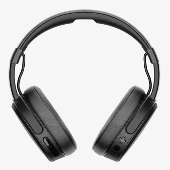 Peakomplekt Skullcandy Crusher Wireless — must, binauraalne kõrvaklappidega, Bluetooth ja 3,5 mm, kokkupandav, 40 h aku