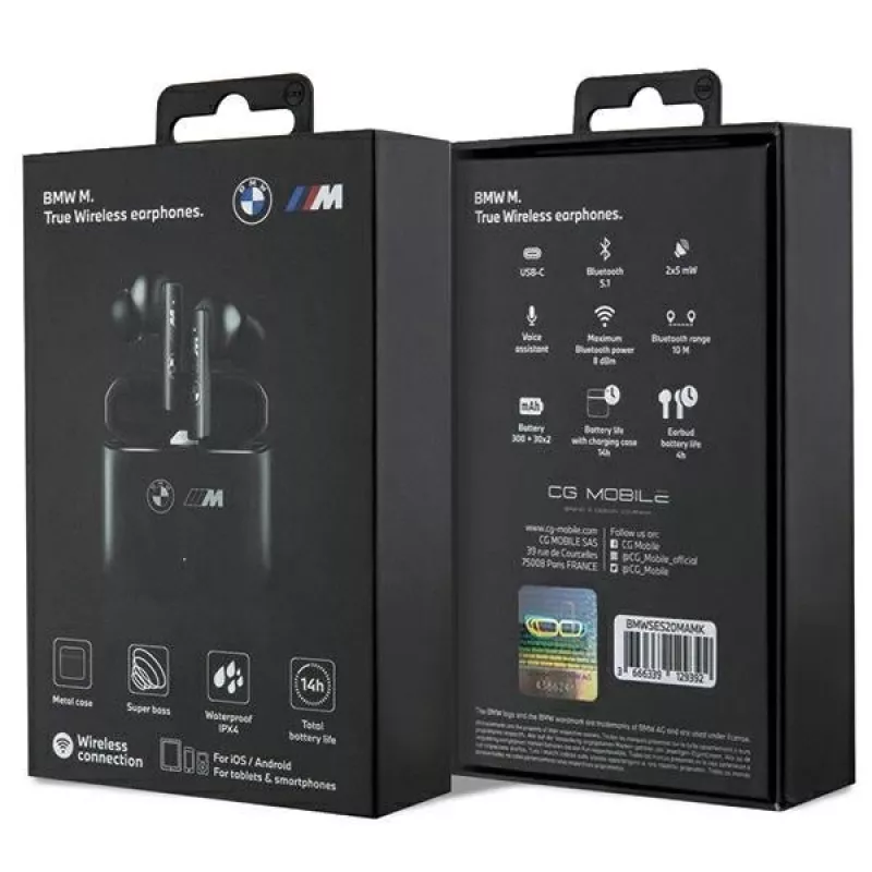 Bluetooth-kõrvaklapid TWS BMWSES20MAMK must