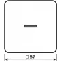 Jung HOME surunupp ühekordne BTCD17101WW 1 (BTCD17101WW)