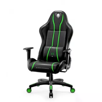 Diablo X-One 2.0 Normal Size Gaming chair Must, roheline