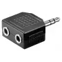 Goobay | Peakomplekti AUX-adapter; 3,5 mm pesa 1-2-le