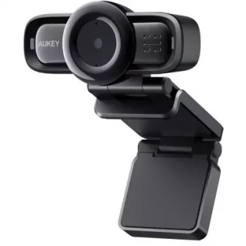 Aukey PC-LM3 Stream Series automaatse teravustamisega Full HD veebikaamera 1/3-tollise CMOS-anduriga, must