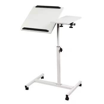 Maclean mobiilne laua-/sülearvutialus, valge, kõrguse reguleerimine 59-89 cm, max 30 kg, MC-121 W