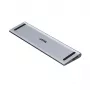 KVM-lüliti Unitek D1106AGY01 USB-C Triple 4K dokkimisjaam KVM-iga, 3x USB-A, 5x USB-C, HDMI×2, DP×1, RJ-45, SD-lugeja, 3840×2160@60Hz, alumiinium