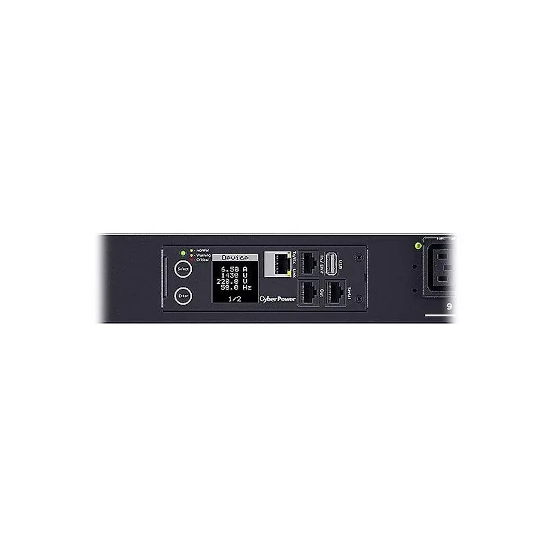 CyberPower PDU81405 toitejaotusseade (PDU) 24 vahelduvvoolu pistikupesa 0U Must