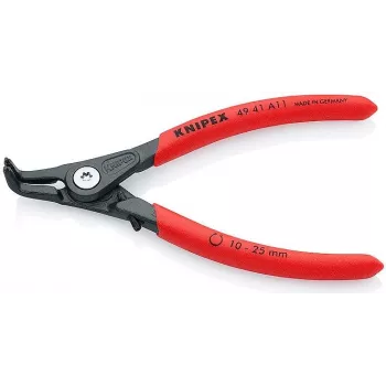 Knipex 49 41 A11 Seegeringzange välimiste rõngaste jaoks 10–25 mm, otste kuju nurga all 90°