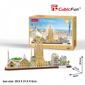 3D pusle - Barcelona - Raskusaste: 4/8