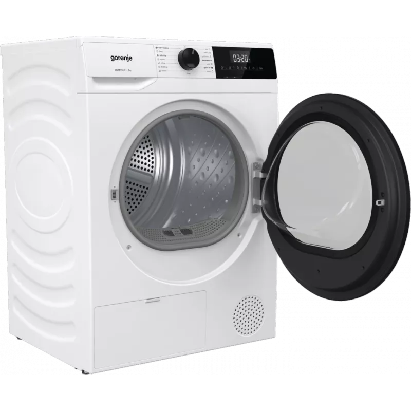 Gorenje pesukuivatusrest | D2HNE7E | Energiatõhususe klass E | Eestlaadimine | 7 kg | Soojuspump | LED | Sügavus 51 cm | Valge