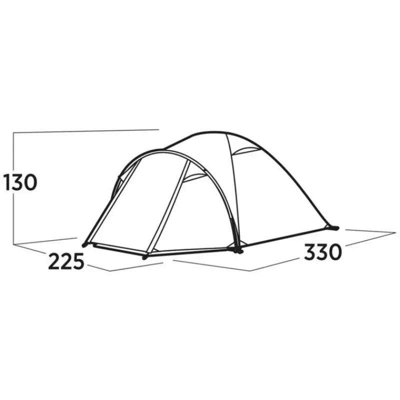 Easy Camp Setesdal 4 roheline kuppel-iglu telk