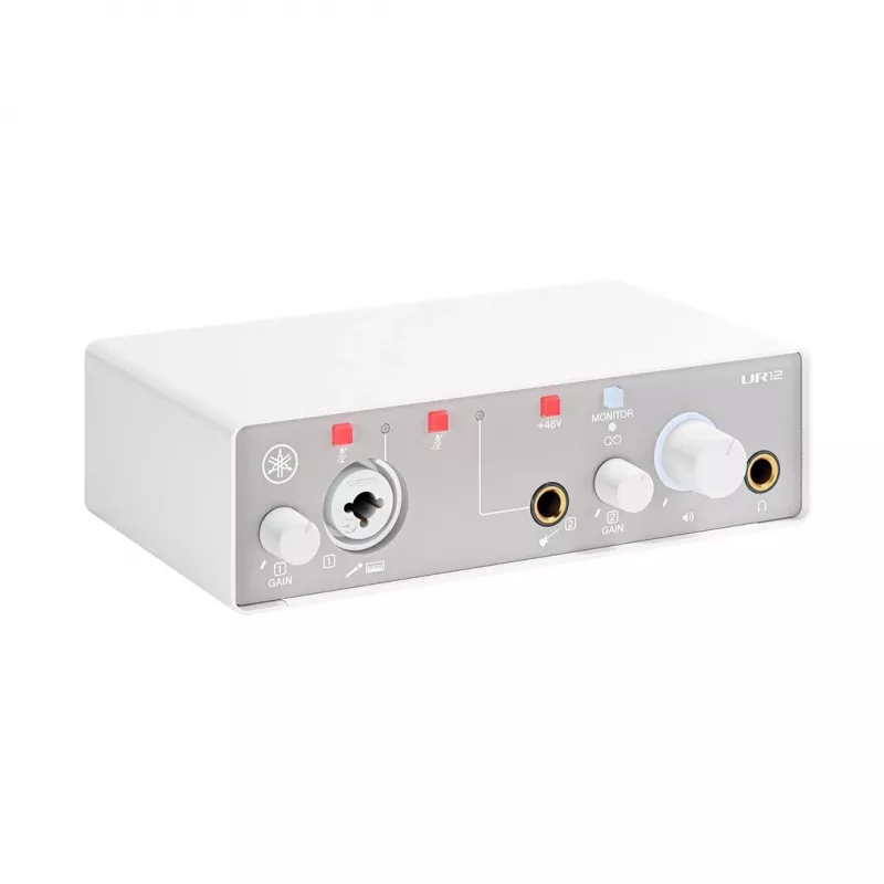 Heliliides YAMAHA UR12MK3 Valge – kompaktne 2-sisse/2-välja USB-liides