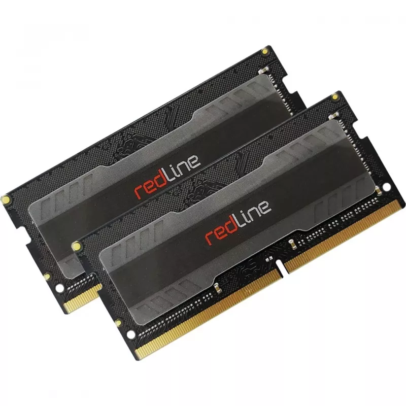 SO-DIMM 16 GB DDR4-3200 (2x 8 GB) Dual-Kit, mälu must, MRA4S320NNNF8GX2, Redline, INTEL XMP