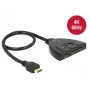 Delock HDMI UHD Switch 3 x HDMI in > 1 x HDMI out 4K - Video/Audio-Schalter - 3 x HDMI - Desktop
