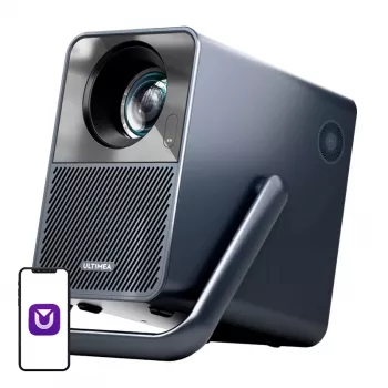 Projektor Ultimea Poseidon E40 lühikese viskekaugusega 1000 ANSI luumenit LCD 4K (4096x2400) LED, automaatne teravustamine, viskesuhe 1,23:1, suum 2,0:1, 8 GB salvestusruum