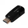 LogiLink CV0107 Kaabliadapter HDMI VGA Must (CV0107)