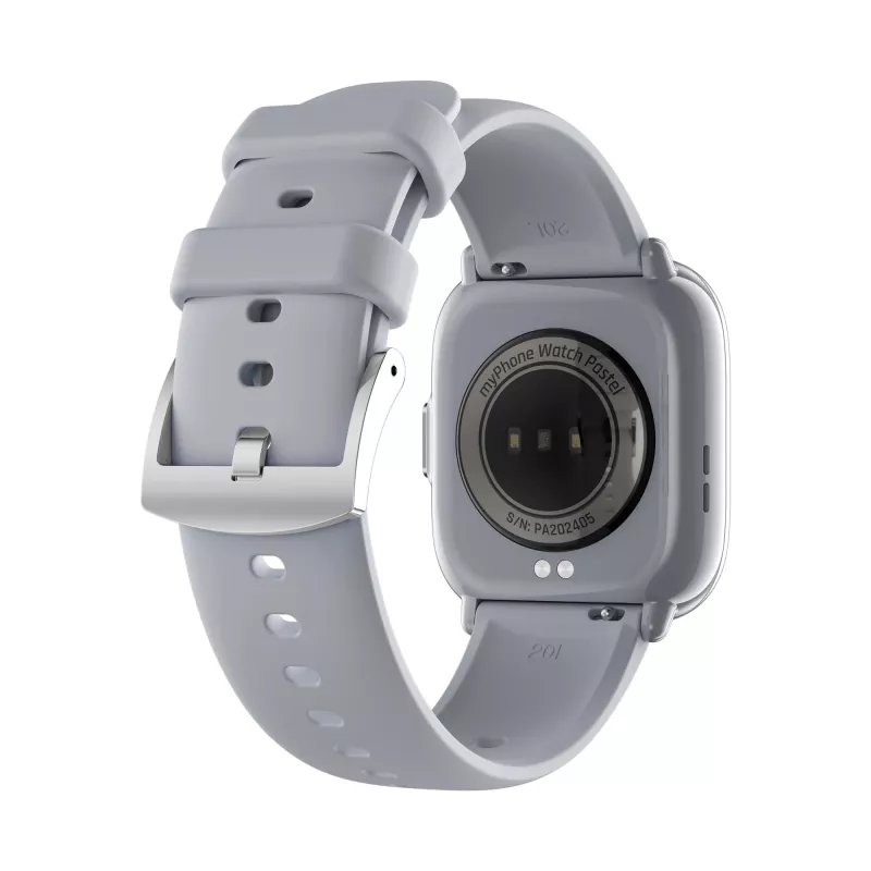 myPhone Watch Pastel 4,45 cm (1,75) AMOLED 40 mm Digitaalne 390 x 450 pikslit Puuteekraan Hõbedane