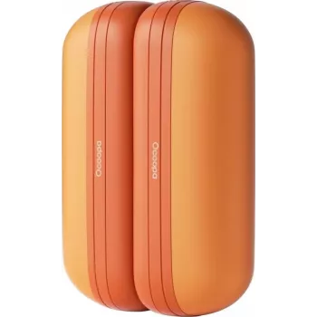 Korduvkasutatav kätesoojendaja Ocoopa UT2s Mini, 5200 mAh (2×2600 mAh), alumiiniumist, oranž