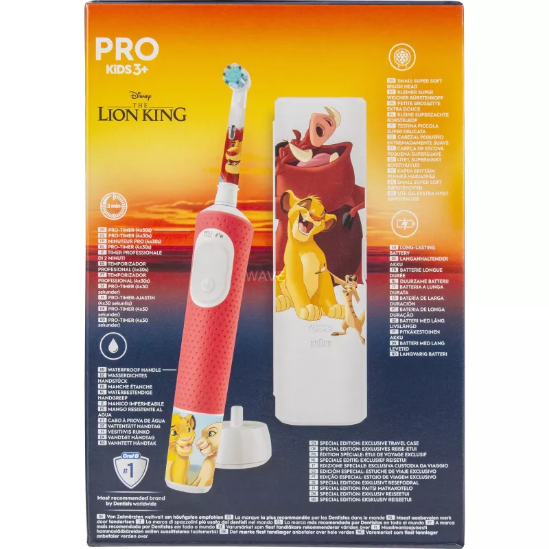 Vitality Pro 103 Kids König der Löwen, elektriline hambahari mitmevärviline, reisikotiga