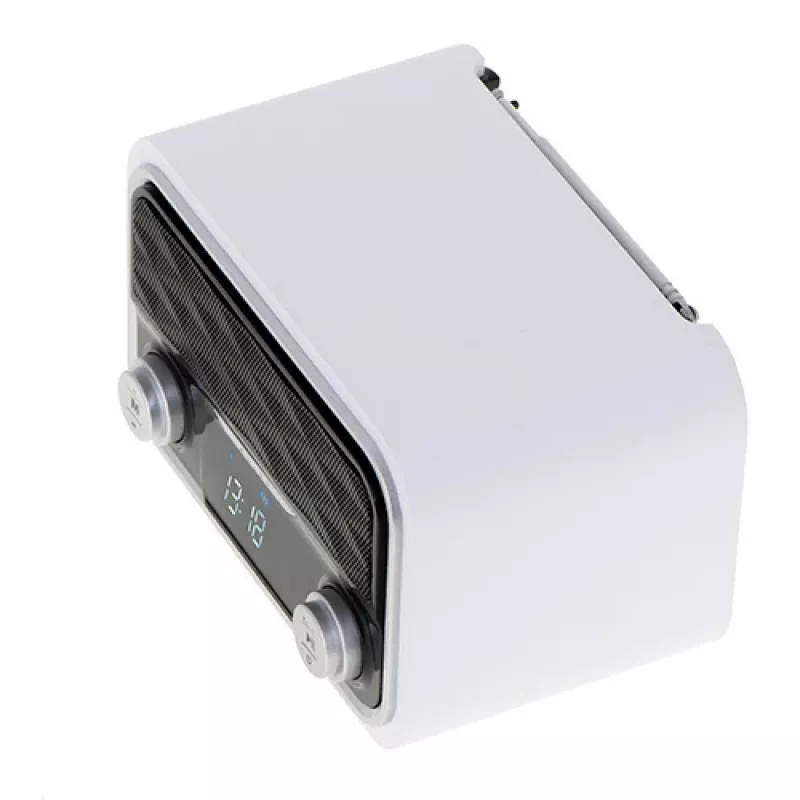 Kaasaskantav raadio Adler AD 1185 — FM, Bluetooth 4.0, MP3, SD-kaart, AUX, 1800 mAh aku, LCD-ekraan, micro-USB laadimine