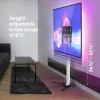TV-alus/statiiv ONKRON TS1140-W ekraanidele 66–165,1 cm (26–65 tolli), 35 kg, VESA 100x100–400x400, kõrgus 880–1100 mm, valge
