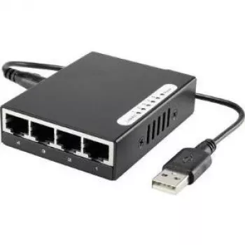 Võrgulüliti Renkforce 1483811 — 5-pordine 100 Mbit/s haldamata lüliti