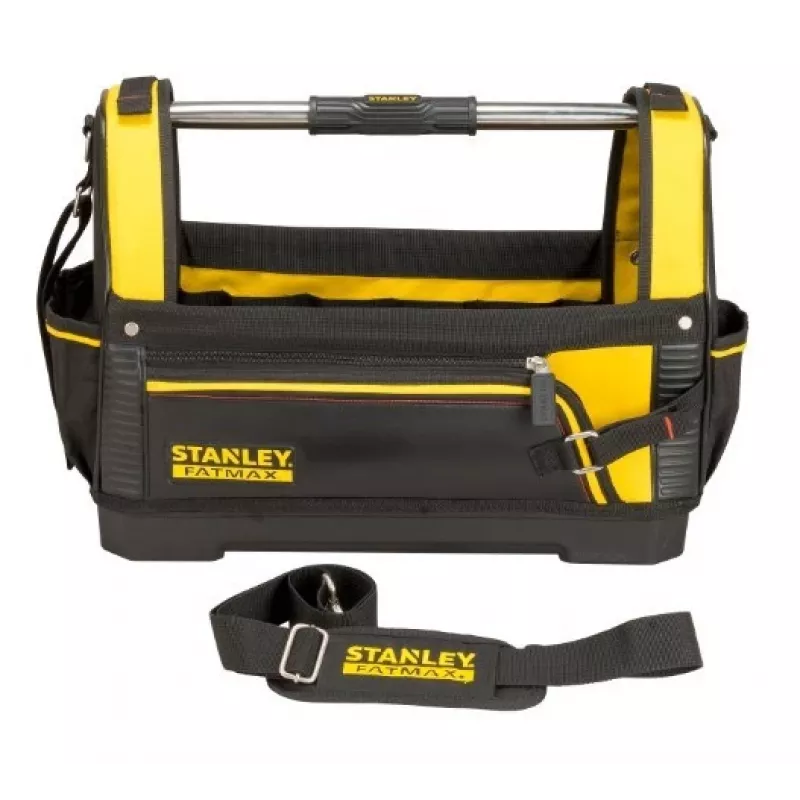 Tööriistakast STANLEY 1-93-951, plastik, hingedega kaas, käepidemed, 480×250×330 mm, must