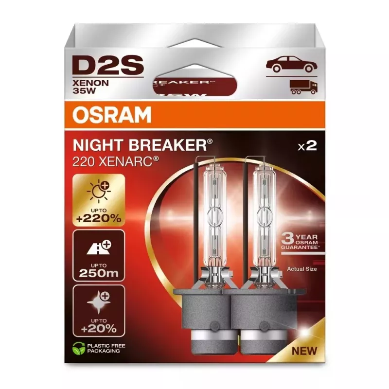 Autode HID ksenoonpirn Ledvance D2S 85V 35W P32D-2 4500K