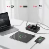Pikenduspesa MACLEAN MCE393 B — 4 pistikupesa, 3×USB, 110–240 V, 2500 W, 3 m kaabel, must