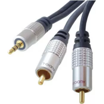 Helikaabel 3,5 mm kuni 2 × RCA ShiverPeaks SP-PROFESSIONAL 5 m