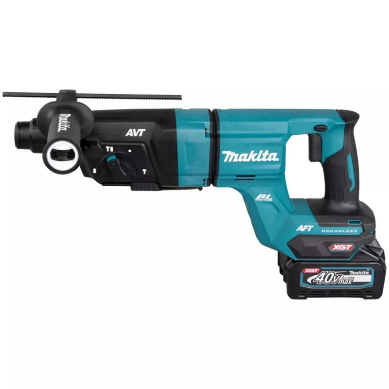Aku-kombihaamer HR007GM201 XGT, 40 V, pöördvasar sinine/must, 2× Li-ioon aku 4,0 Ah