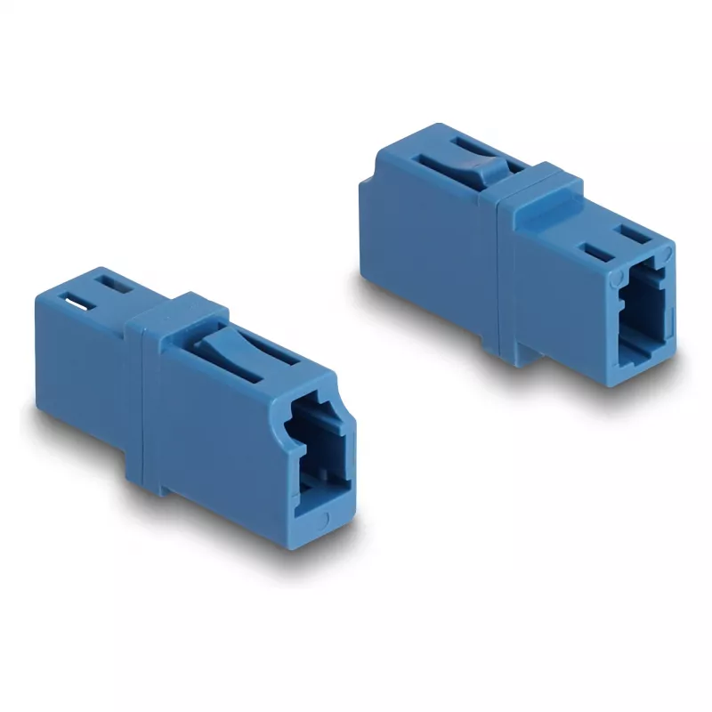 DeLOCK fiiberoptiline adapter LC Simplex emane LC Simplex emasele UPC sinine