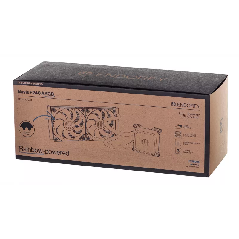 ENDORFY Navis F240 ARGB protsessori vedelikjahutuskomplekt 24 cm must 1 tk