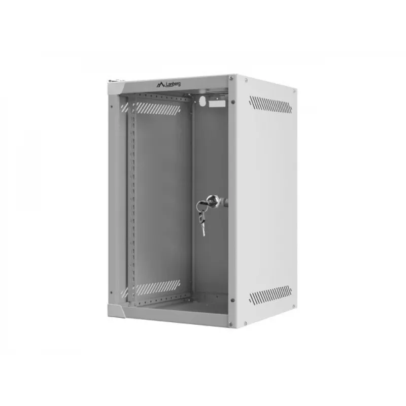 Seinale kinnitatav riiul LANBERG WF10-2309-10S 9U, 280×310×469 mm, 20 kg kandevõime, hall